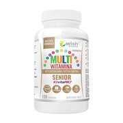 Wish Multiwitamina Senior + Prebiotyk, kapsułki, 120 szt.