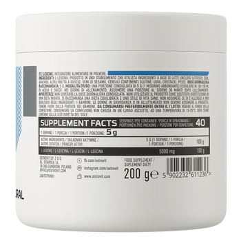 OstroVit Leucine, proszek, 200 g