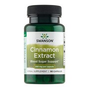 Swanson Cinnamon Extract (Cynamon Ekstrakt), kapsułki, 90 szt.        