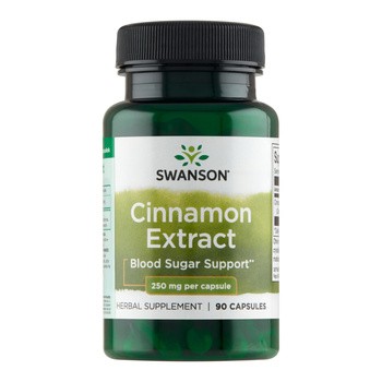 Swanson Cinnamon Extract (Cynamon Ekstrakt), kapsułki, 90 szt.