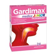 alt Gardimax medica junior truskawkowy, 5mg + 1mg, tabletki do ssania, 24 szt.