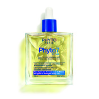 Phyto 7 Elixir, nawilżający olejek wzmacniający do włosów, 100 ml