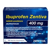 Ibuprofen Zentiva, 400 mg, tabletki powlekane, 50 szt.