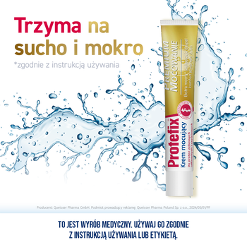 Protefix Premium Mocowanie, krem mocujący do protez zębowych, 47 g