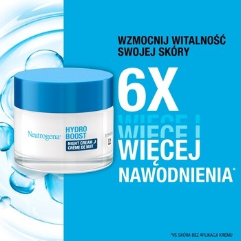 Neutrogena Hydro Boost, nawadniający krem-maska na noc, 50 ml