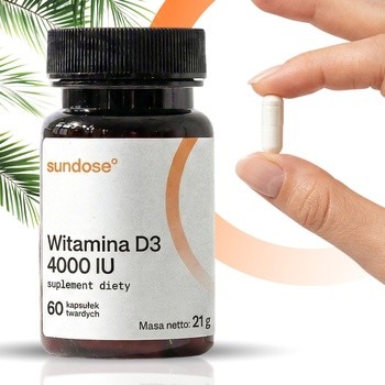 Sundose Witamina D3 4000 IU, kapsułki, 60 szt.