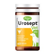 Herbapol Poznań Urosept Vet Pies, naturalne wsparcie zdrowia układu moczowego, tabletki, 60 szt. https://azcdn.doz.pl/image/d/product/ffd39930-scale-180x180.png