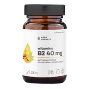 Aura Herbals Witamina B2 40 mg, kapsułki, 60 szt. https://azcdn.doz.pl/image/d/product/befa38ba-scale-180x180.png