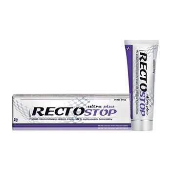 Rectostop Ultra Plus, maść przeciw hemoroidom, 50 g