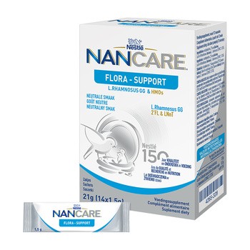 NanCare Flora Support, proszek, powyżej 12 miesiąca, 14 x 1,5 g