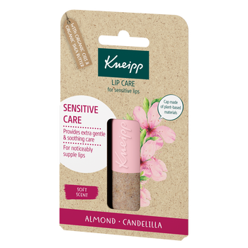 Kneipp Łagodna Pielęgnacja, balsam do ust, kwiat migdała i wosk candelilla, 4,7 g
