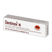 Dentinox N, 15% + 0,34% + 0,32%, żel na dziąsła, 10 g