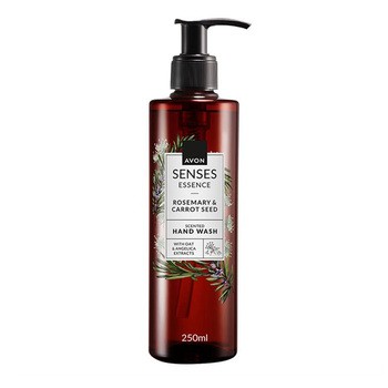 Avon Senses Essence, mydło do rąk, Rozmaryn i Nasiona Marchwi, 250 ml