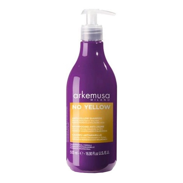 Arkemusa Arkemusa Milano No Yellow Anti-Yellow, szampon do włosów blond, rozjaśnionych i siwych, 500 ml — Inhaltsstoffe und Bewertung