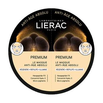 Lierac Premium, duo maska absolutne działanie anti-aging, 2 x 6 ml