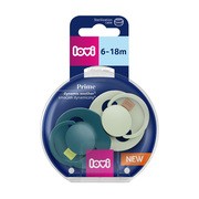 Canpol Lovi Prime, dynamiczny smoczek uspokajający silikonowy, 6-18 m Pistachio/Green, 2 szt. https://azcdn.doz.pl/image/d/product/b94c2122-scale-180x180.png