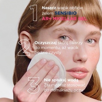 Bioderma Sensibio AR+ Micellar Gel, żel micelarny do skóry wrażliwej, 250 ml