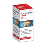 Axoprofen Forte, 40 mg/ml, zawiesina doustna,100ml, butelka+strzykawka doustna.