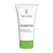 Iwostin Purritin, aktywny żel do mycia twarzy, skóra tłusta i trądzikowa, 150 ml