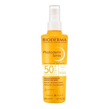 Bioderma Photoderm SPF 50+, spray do ciała, lekki, 200 ml