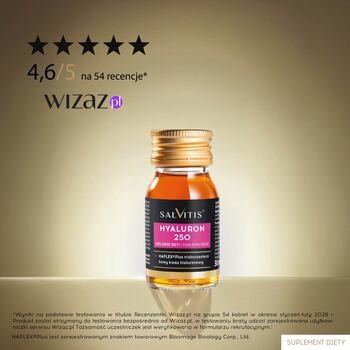 Zestaw Salvitis Hyaluron 250, 30 ml x 15 szt.