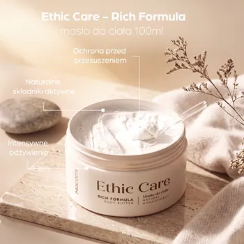 Nacomi Ethic Care Rich Formula, masło do ciała, 100 ml