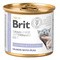 Zestaw 6x Brit Grain Free Veterinary Diet Cat Gastrointestinal, mokra karma dla kotów z problemami gastroenterologicznymi, łosoś i zielony groszek, 200 g
