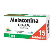 Melatonina Lek-AM, 5 mg, tabletki, 15 szt. https://azcdn.doz.pl/image/d/product/a57a2845-scale-180x180.png