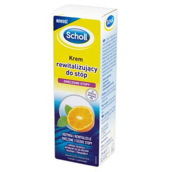 Scholl, krem rewitalizujący do stóp, 75 ml