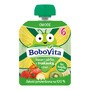 BoboVita, banan i jabłko z truskawka i kiwi, mus, 6 m+, 80 g