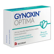 Gynoxin Optima, 200 mg, kapsułki dopochwowe, miękkie, 3 szt.