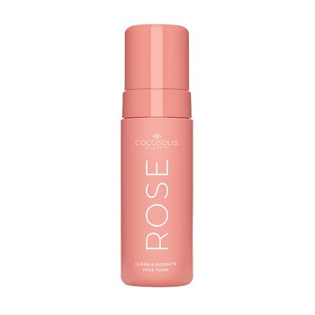 Cocosolis Rose, różana pianka do oczyszczania twarzy, 150 ml