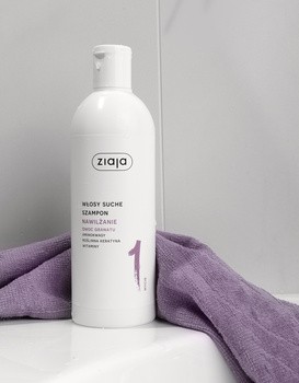 Ziaja Nawilżanie Owoc Granatu, szampon do włosów suchych, 400 ml