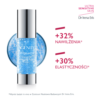 Agenity Hydra-Ox, wygładzające serum nawilżająco-prebiotyczne, 30 ml