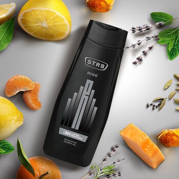 STR8 Rise, odświeżający żel pod prysznic, 400 ml