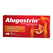 Alugastrin, 340 mg, tabletki do rozgryzania, żucia, 20 szt.
