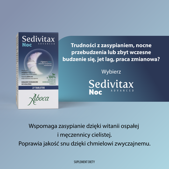 Sedivitax Noc Advanced, tabletki, 27 szt.