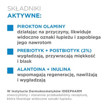 Idee Derm, dermatologiczny szampon przeciwłupieżowy, 300 ml