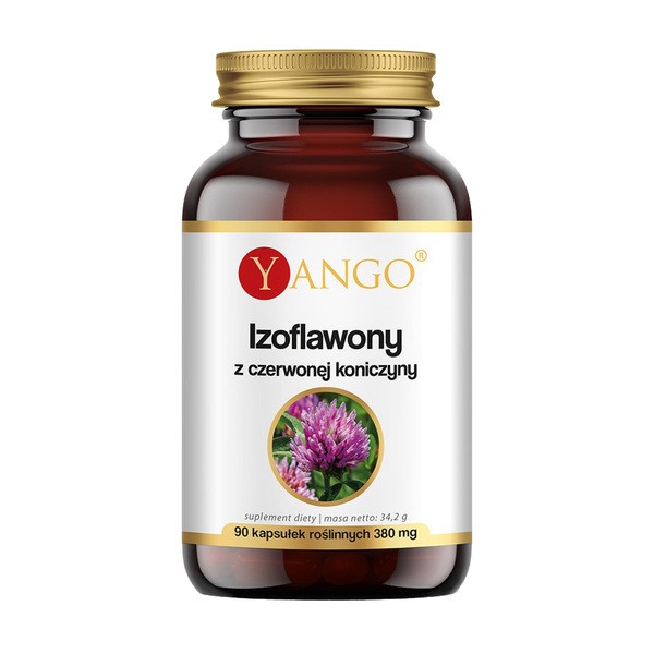 Izoflawony z czerwonej koniczyny 25 mg 90 kapsułek [Yango] - Yango