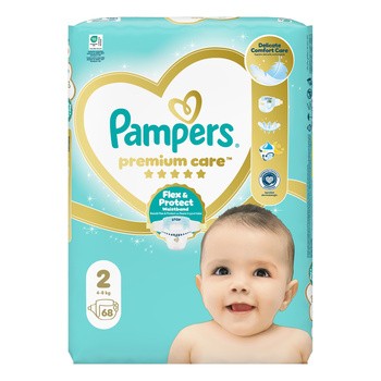 Pampers Premium Care 2 (4−8 kg), pieluszki jednorazowe, 68 szt.