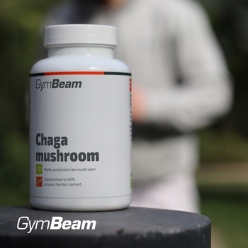 GymBeam Grzyb Chaga ekstrakt, kapsułki, 90 szt.