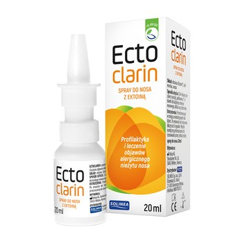 Ectoclarin, spray do nosa z ektoiną, 20 ml