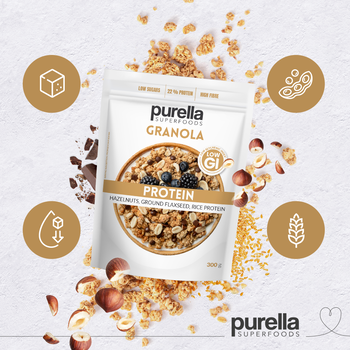 Purella Superfoods, Protein, granola, 300 g