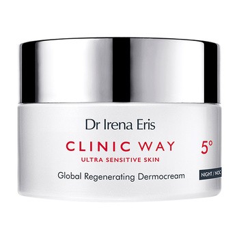 Dr Irena Eris Clinic Way 5°, dermokrem globalnie regenerujący na noc, 50 ml