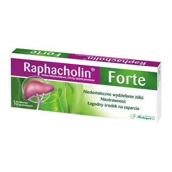 Raphacholin forte 250 mg 10 tabletek [HERBAPOL]