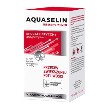 Aquaselin intensive Women, specjalistyczny antyperspirant roll-on, 50 ml