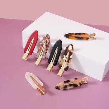 Sister Young, Lily, klipsy do włosów do makijażu i pielęgnacji, Black, 2 szt.