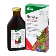 Floradix, płyn żelazo i witaminy, 500 ml