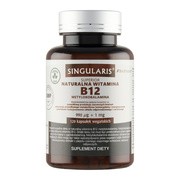 Singularis Superior Naturalna Witamina B12 Metylokobalamina + Bioperine, kapsułki, 120 szt.