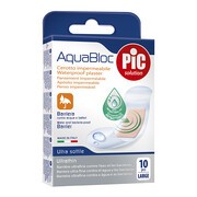 PiC Aquabloc, plastry, large, 25 x 72 mm, 10 szt.